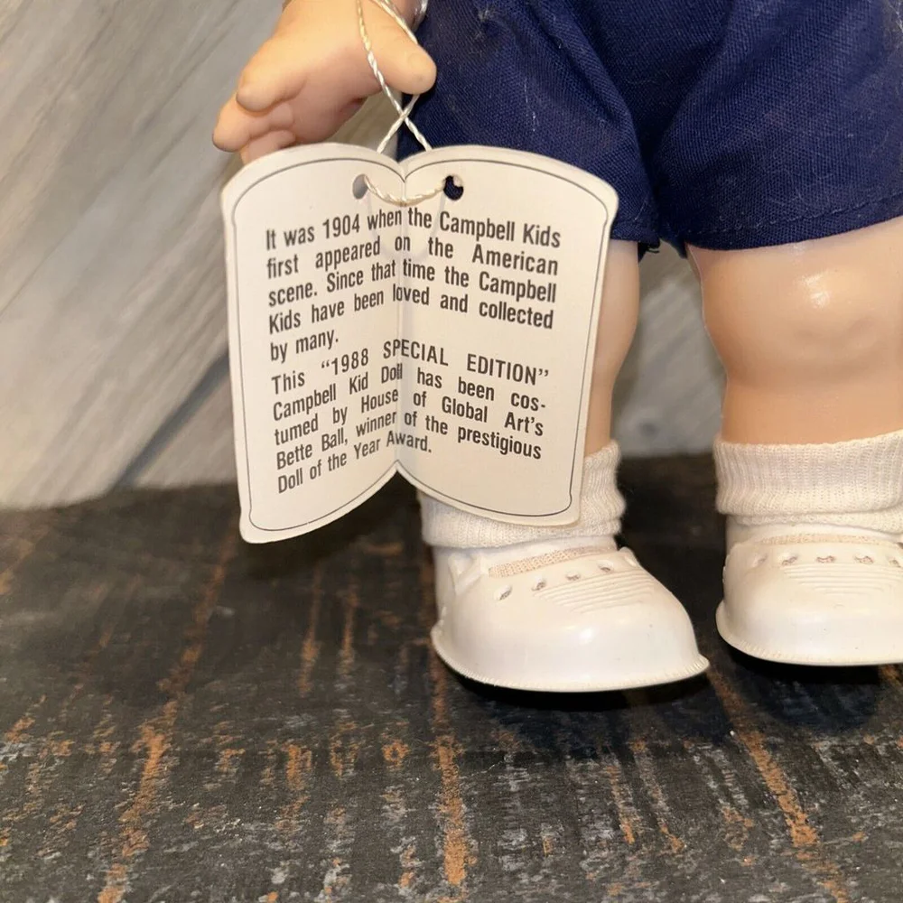Campbell's Soup Doll 1988 Special Edition 10” Kid Boy